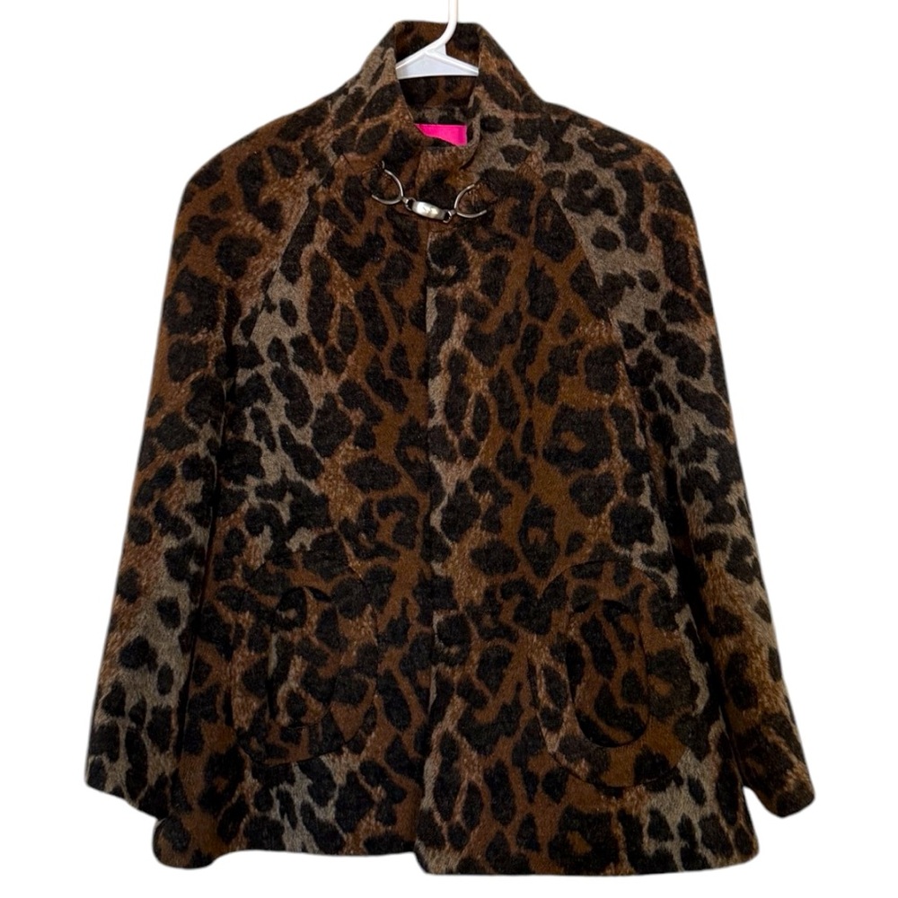 Betsey Johnson Size S Women Coat Leopard Brand New!!!